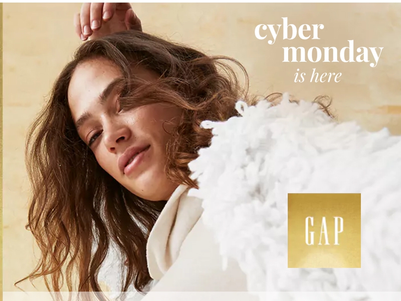 Cyber Monday Gap 50 off Everything + Free Shipping Sports Moms