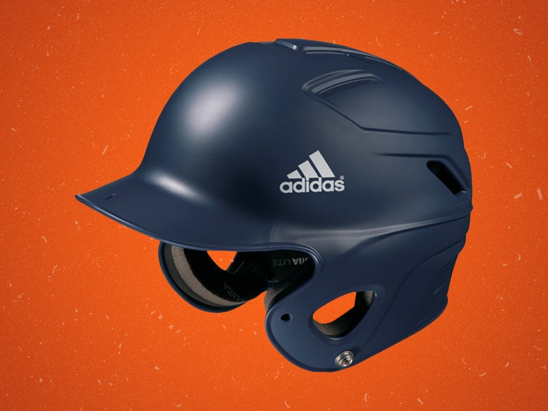adidas osfm matte triple stripe batting helmet
